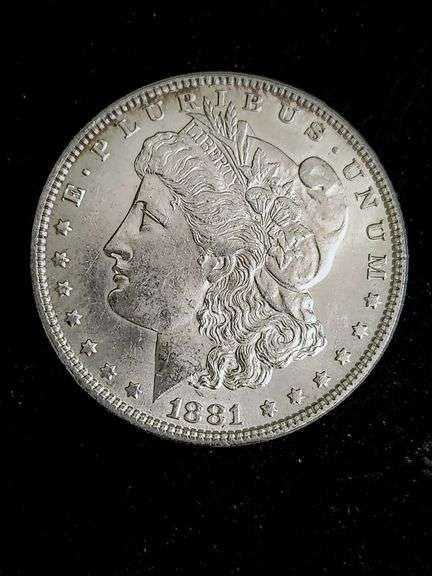 1881 Silver Morgan Dollar, Circulated