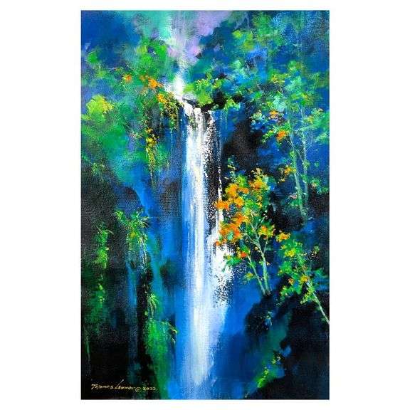 Sound of Waterfall by Leung