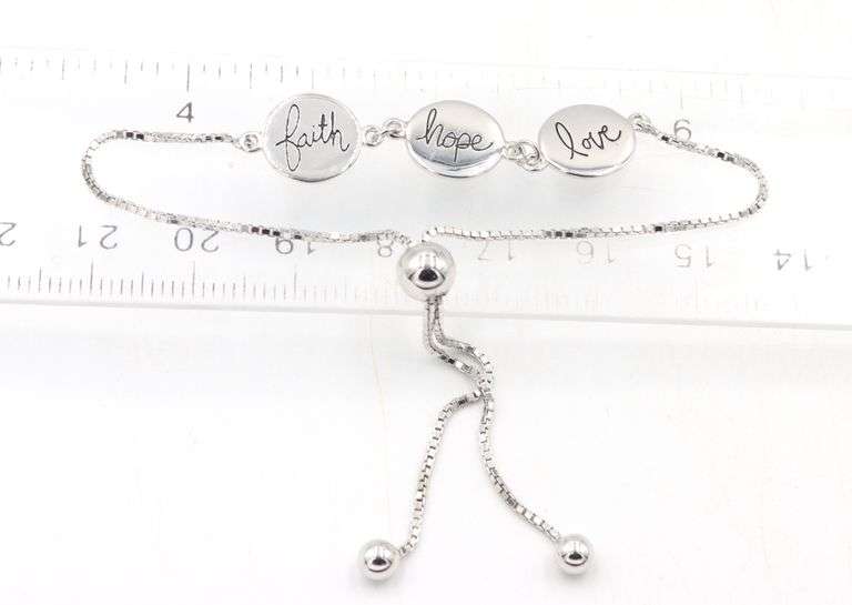 Group lot of 8 Vintage 925 sterling silver bracelets