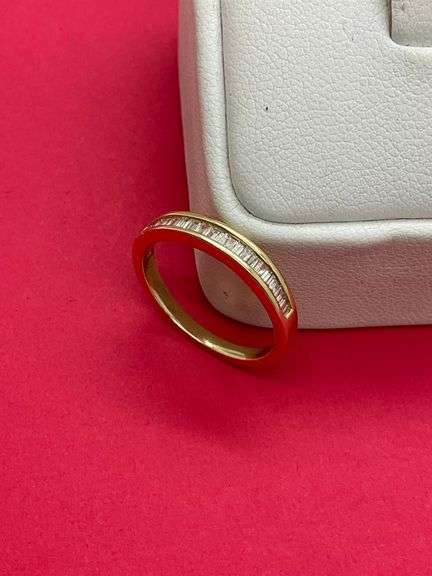 BRAND NEW 14K YELLOW GOLD DIAMOND BAND
