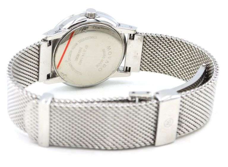 Movado Museum classic quartz black dial watch