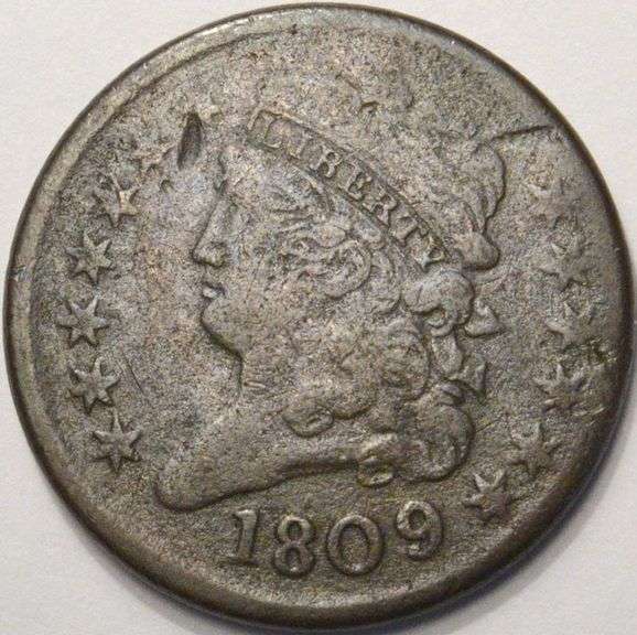 1809/6 Classic Head Half Cent