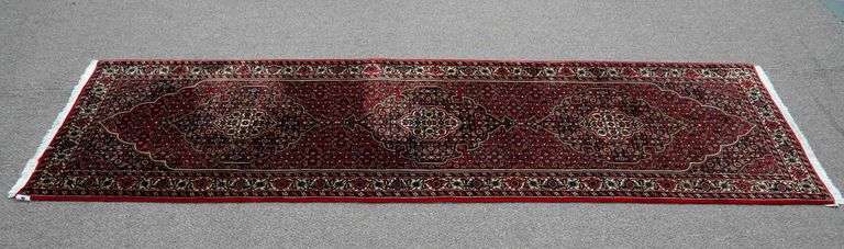 Handmade Persian Bidjar 2.8x10.3