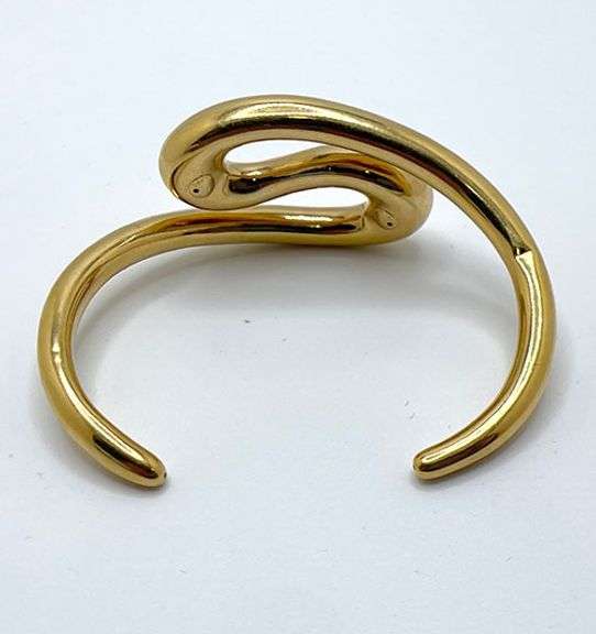 14KT Gold Art Deco Cuff Bracelet