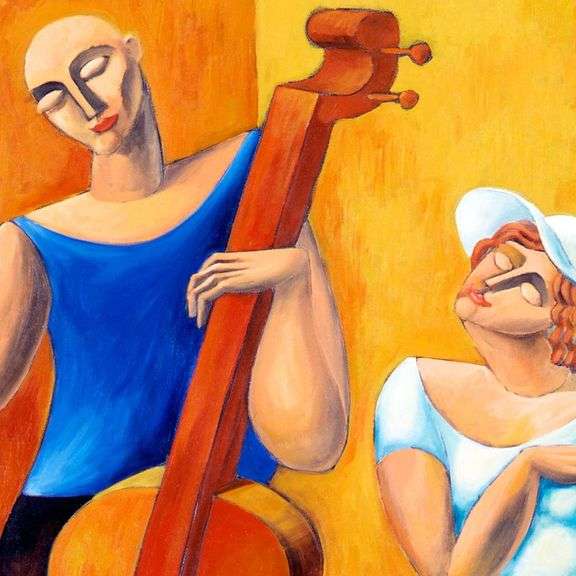 The Cello by Yuroz,