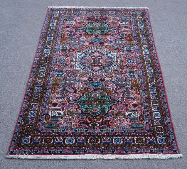 Handmade Persian Ardabil 5.6x7.8
