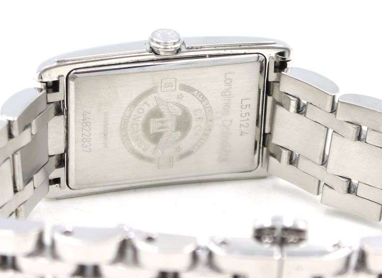 Longines Dolcevita quartz 23mm silver Flinque dial watch