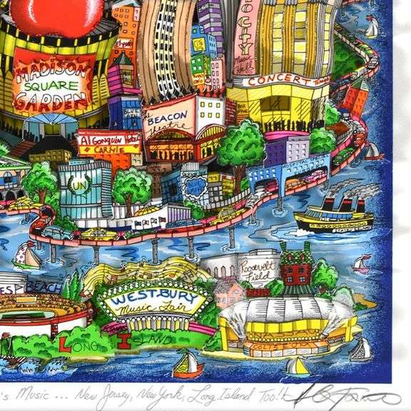 There's Music: NJ, NY, Long Island Too!! by Fazzino, Charles