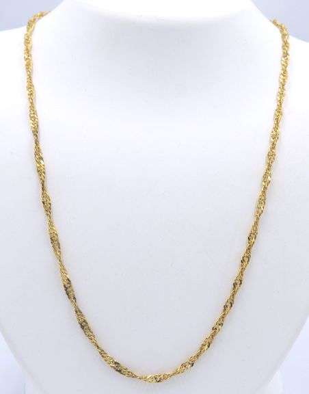 Italian 925 sterling silver rope chain necklace