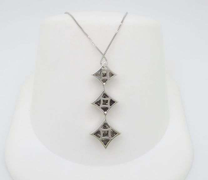 Diamond Drop Pendant Necklace