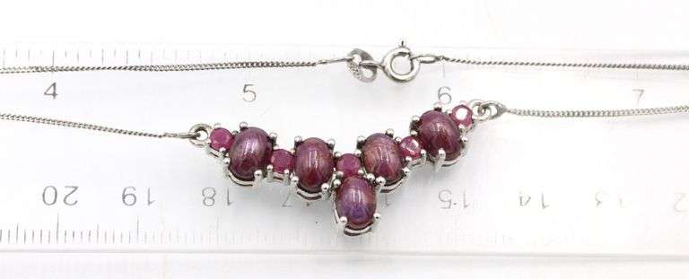 Group lot of Vintage 925 sterling silver necklaces