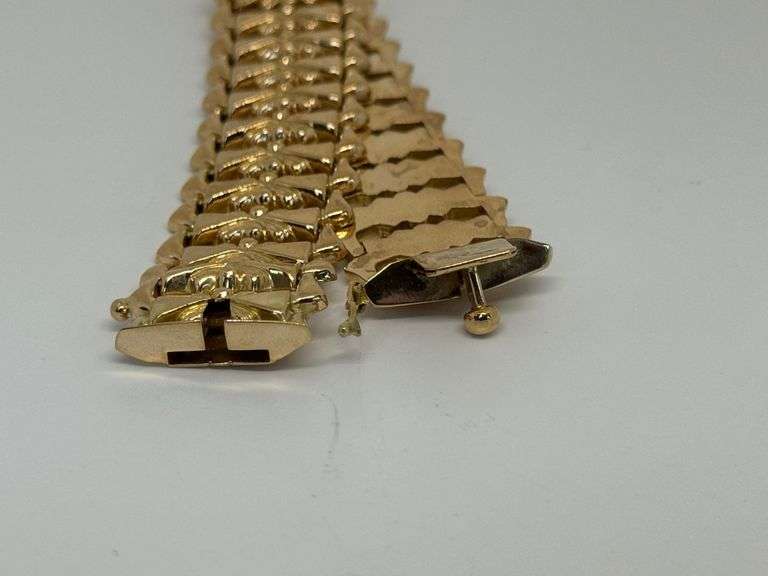 18K Italian Style Rose Gold Bracelet