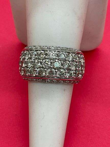 CERTIFIED BRAND NEW 14K WHITE GOLD AND DIAMOND RING