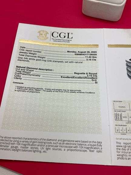 CERTIFIED BRAND NEW 14K WHITE GOLD DIAMOND BAND/ RING