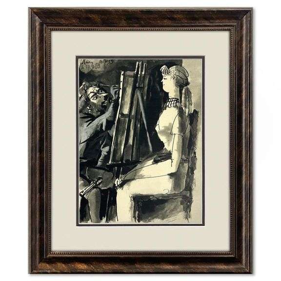 La Comedie Humaine 14.12.59 by Picasso (1881-1973)