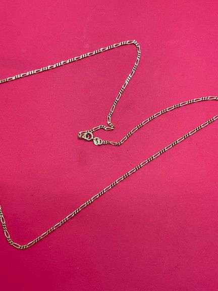 14K YELLOW GOLD CHAIN AND PENDANT