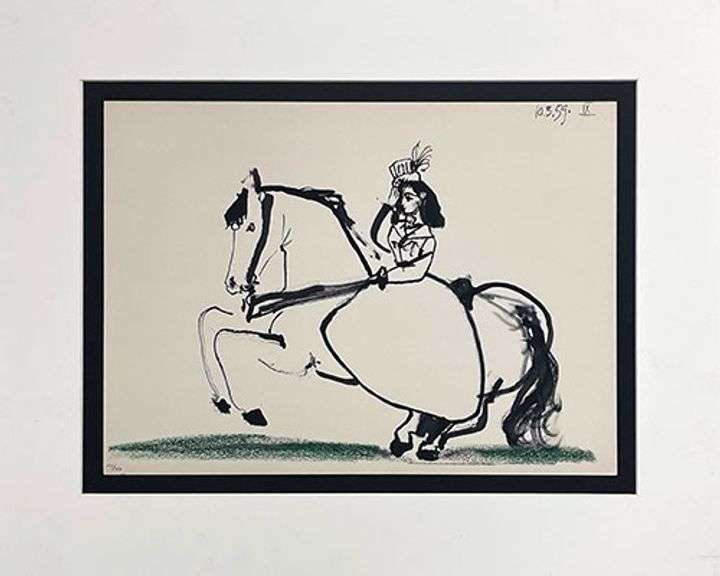 Collectible Pablo Picasso Lithograph Circa 1961