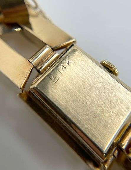 14k rare yellow gold watch/bracelet