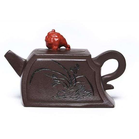 Handmade Zisha Yixing Purple Clay Teapot
