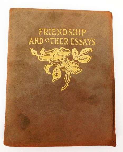 Emerson - Friendship & Other Essays Antique Book
