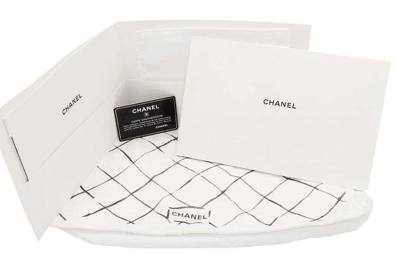 CHANEL Red Jumbo Classic Maxi Double Flap Crossbody Bag W/ Box & Card
