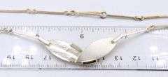 925 Sterling silver leaf pendant necklace