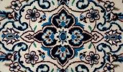 Handmade w/Silk Persian Nain 2.11x4.4