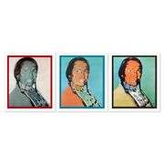 American Indian  3 Piece Set (Red, Blue & Black) by Warhol