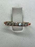 LADIES 14K YELLOW GOLD DIAMOND BAND