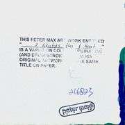 2 Liberties, Flag and Heart by Peter Max