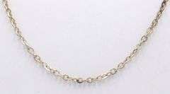 Vintage 925 sterling silver chain necklace