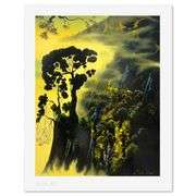 Sunset Silhouette by Eyvind Earle (1916-2000)