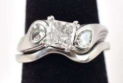 Shimmering Approx. 1.25CTW Platinum Diamond Ring