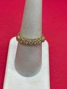 BRAND NEW 14K YELLOW GOLD DIAMOND BAND