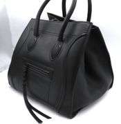Celine Black Leather Phantom Purse
