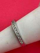 LADIES 14K YELLOW GOLD DIAMOND BAND