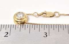 Radiant 14K Yellow Gold Diamond Pendant Necklace