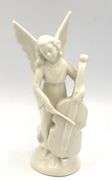 Vintage Karl Heinz Klette 8 porcelain Angel musicians crown over D christmas holidy