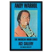 The American Indian Series (Blue) by Warhol