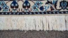 Handmade w/Silk Persian Nain 2.11x4.4