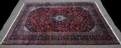 Handmade Persian Kashan 8.2x11.9