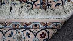 Handmade w/Silk Persian Nain 3.9x6.4