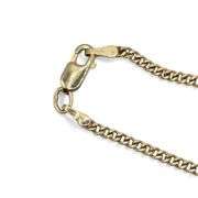 GIA Certified 14k (585) Yellow Gold Natural Diamond Necklace