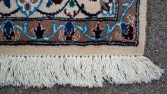 Handmade w/Silk Persian Nain 3.10x6.4