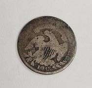 1833 Capped Bust Dime, Circulated