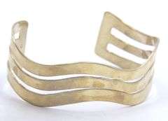 Vintage 925 Sterling Silver Cuff Bangle