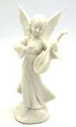 Vintage Karl Heinz Klette 8 porcelain Angel musicians crown over D christmas holidy