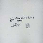 Dollar Sign (Green Bold) by Steve Kaufman (1960-2010)