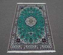 Handmade w/Silk Persian Nain 3.10x6.4