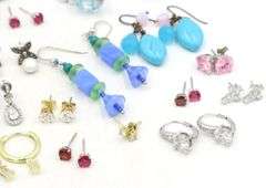 Group lot of Vintage 925 sterling silver earrings